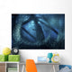 Cormorant Swims through Baitfish Wall Decal