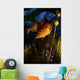 Giant Kelp Fish Santa Wall Decal