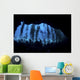 Diver Swims Mouth Cave Wall Decal