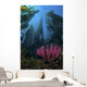 Gorgonian and Straight Kelp Wall Decal