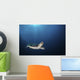 Green Sea Turtle Swims Wall Decal