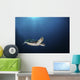 Green Sea Turtle Swims Wall Decal