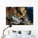 Green Sea Turtle Rests Wall Decal