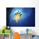 Green Sea Turtle with Wall Decal