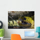Yellow Spotted Eel Getting Wall Decal