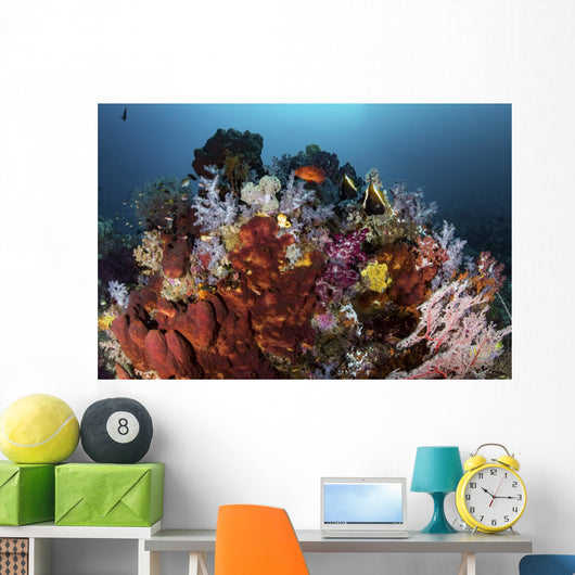 Reef Sponges among Soft Wall Decal