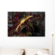 Yellow Crown Crab Blends Wall Decal