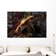 Yellow Crown Crab Blends Wall Decal