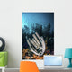 Thousands Glass Fish Hover Wall Decal