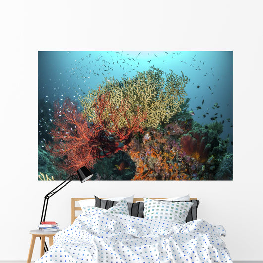 Coral Reef with Fish Wall Decal