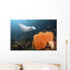 Giant Oceanic Manta Ray Wall Decal