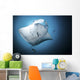 Giant Oceanic Manta Ray Under View Wall Decal