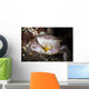 White Crab Holds Its Wall Decal