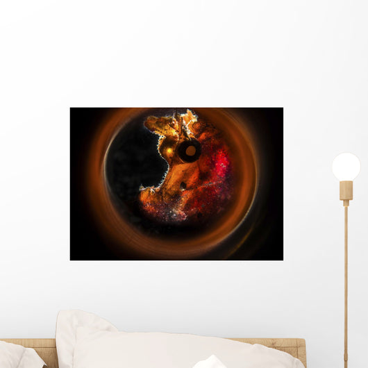 Backlit Rhinopias Framed with Wall Decal