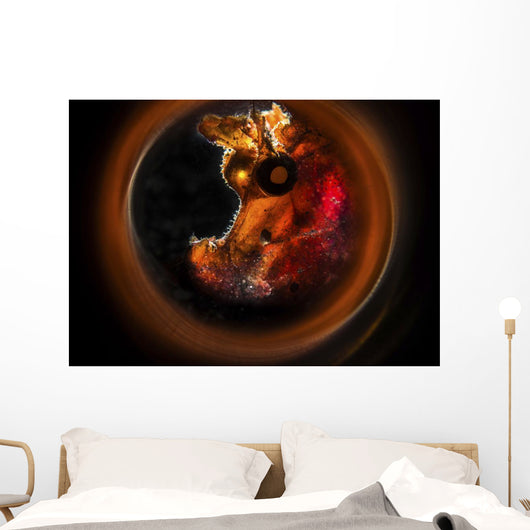 Backlit Rhinopias Framed with Wall Decal