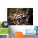 Porcelain Crab Catching Tiny Wall Decal