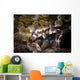 Porcelain Crab Catching Tiny Wall Decal