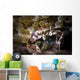 Porcelain Crab Catching Tiny Wall Decal