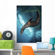 Young Sea Lion Plays Vertical Wall Decal