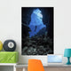 Diver Stops Entrance to Wall Decal