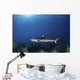 Reef Shark Swims over Wall Decal