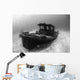 Tugboat Wreck Bahamas Wall Decal