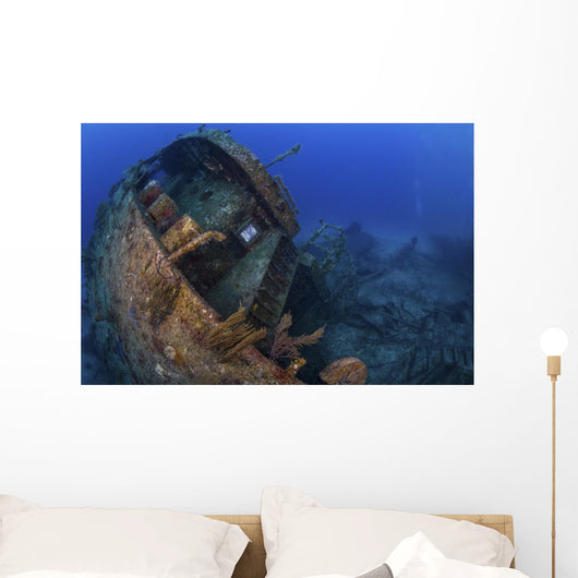 Sunken Ship Lays Its Wall Decal