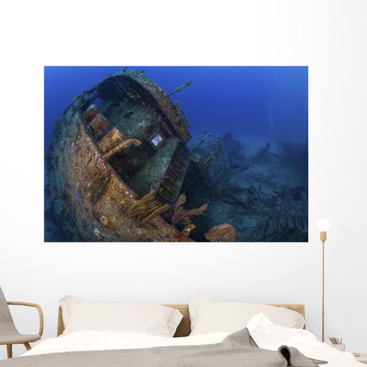 Sunken Ship Lays Its Wall Decal