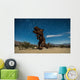 Tyrannosaurus Rex Sculpture against Wall Decal