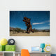 Tyrannosaurus Rex Sculpture against Wall Decal