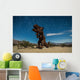 Tyrannosaurus Rex Sculpture against Wall Decal