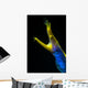 Headshot Male Ribbon Eel Front View Wall Decal