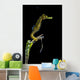 Pelagic Seahorse Floating Black Vertical Wall Decal