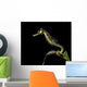 Pelagic Seahorse Floating Black Wall Decal
