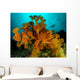 Soft Coral with Diver Wall Decal