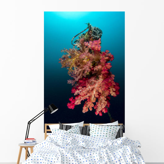 Buoy Encrusted Soft Coral Wall Decal