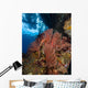 Reef Scene with Sea and Boat Wall Decal