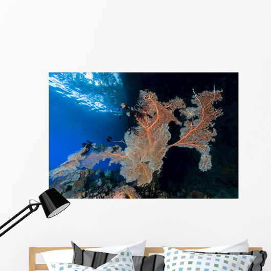 Large Sea Fan Milne Wall Decal