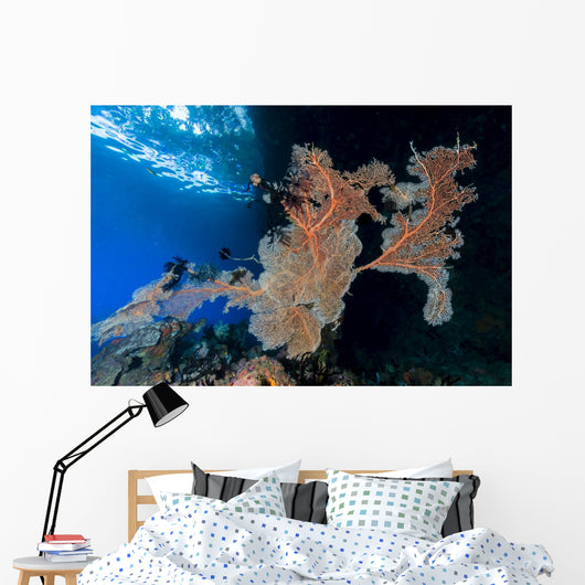 Large Sea Fan Milne Wall Decal