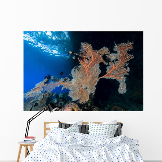 Large Sea Fan Milne Wall Decal