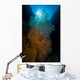 Sea Fans with Sunlight Wall Decal