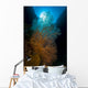 Sea Fans with Sunlight Wall Decal