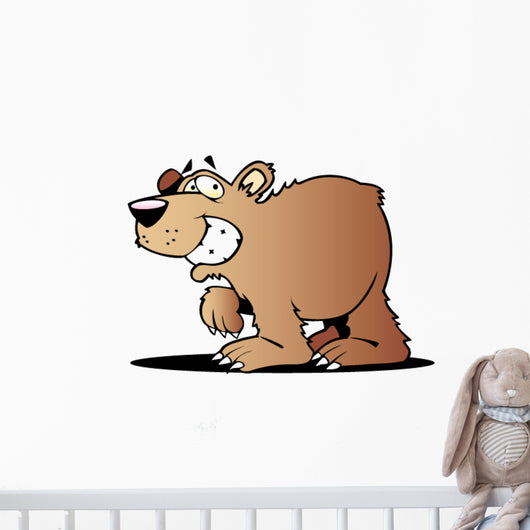 Cartoon Big bear Wall Decal