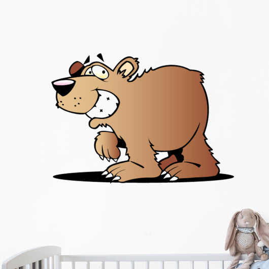 Cartoon Big bear Wall Decal