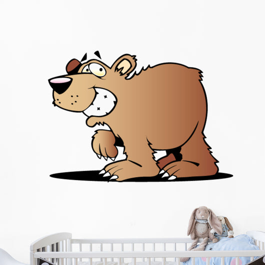 Cartoon Big bear Wall Decal