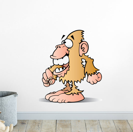Cartoon Bigfoot Wall Decal