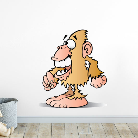 Cartoon Bigfoot Wall Decal