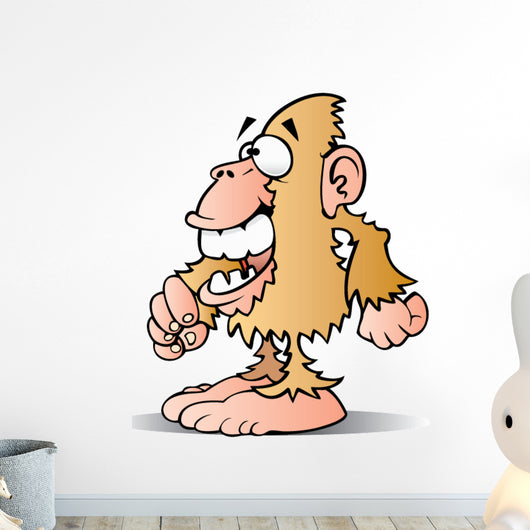 Cartoon Bigfoot Wall Decal