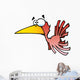 Cartoon Goofy Bird Wall Decal