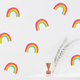 Bright Rainbows Wallpaper Sticker Set